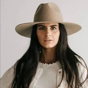 Gigi Pip hat brand new never been worn size small Gigi Pip Isla Straw Fedora Hat | eBay main image 3